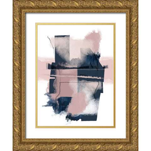 Juxtaposed Reality 1 Gold Ornate Wood Framed Art Print with Double Matting by Urban Epiphany