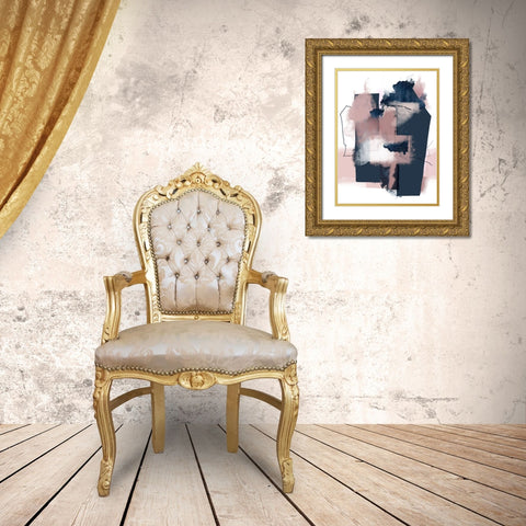 Juxtaposed Reality 2 Gold Ornate Wood Framed Art Print with Double Matting by Urban Epiphany