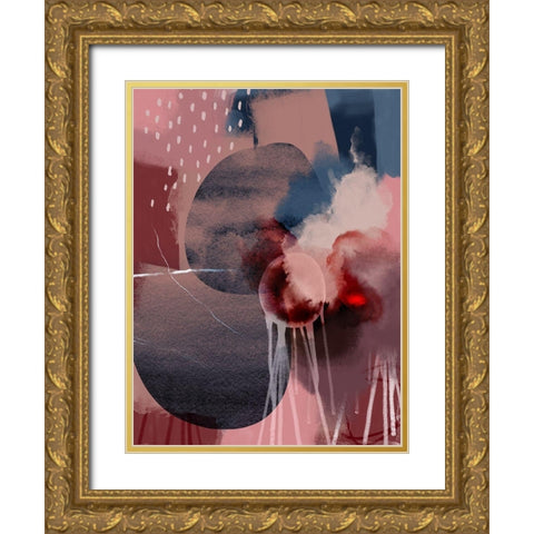 Warm Hues 2 Gold Ornate Wood Framed Art Print with Double Matting by Urban Epiphany