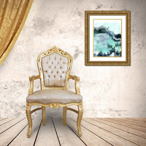 Evolving Ocean New 2 Gold Ornate Wood Framed Art Print with Double Matting by Urban Epiphany