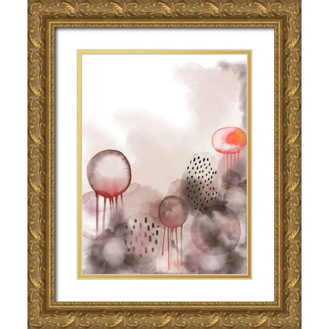 Harmonious Gold Ornate Wood Framed Art Print with Double Matting by Urban Epiphany