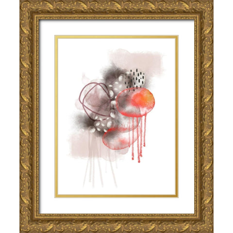 Daydream Gold Ornate Wood Framed Art Print with Double Matting by Urban Epiphany