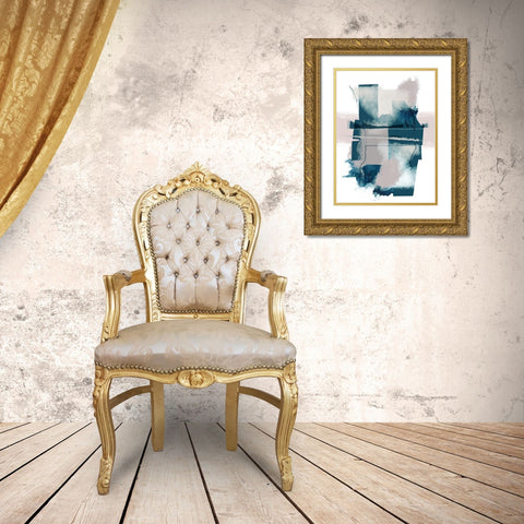 Juxtaposed Reality 1 Gold Ornate Wood Framed Art Print with Double Matting by Urban Epiphany