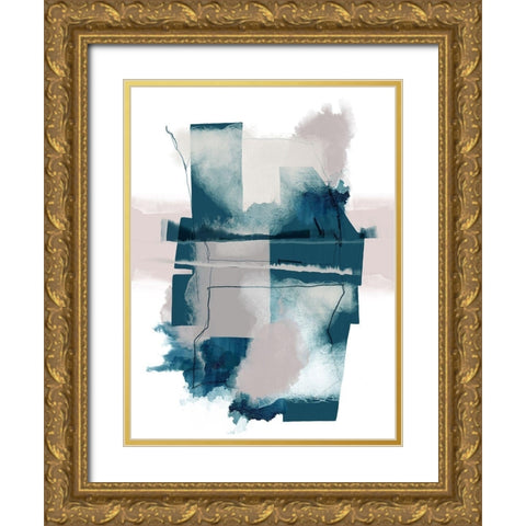 Juxtaposed Reality 1 Gold Ornate Wood Framed Art Print with Double Matting by Urban Epiphany