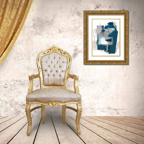 Jusxtaposed Reality 2 Gold Ornate Wood Framed Art Print with Double Matting by Urban Epiphany