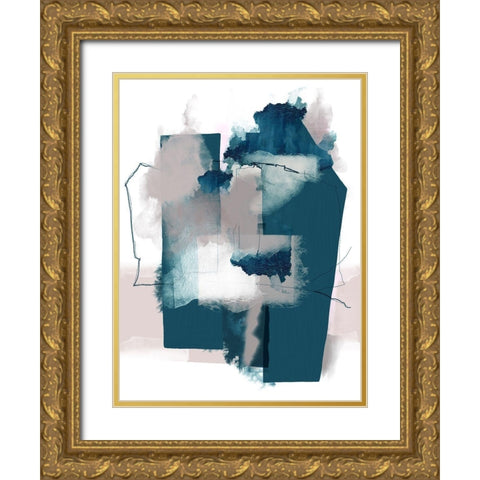 Jusxtaposed Reality 2 Gold Ornate Wood Framed Art Print with Double Matting by Urban Epiphany
