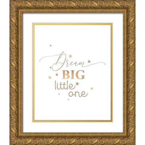 Beige Mountains 2 Gold Ornate Wood Framed Art Print with Double Matting by Urban Epiphany