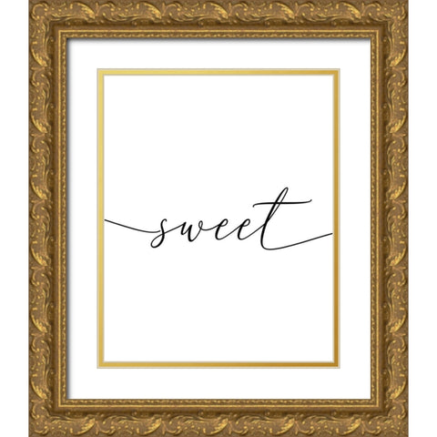 Sweet Dreams 1 Gold Ornate Wood Framed Art Print with Double Matting by Urban Epiphany