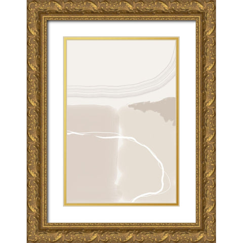 Equanimity Gold Ornate Wood Framed Art Print with Double Matting by Urban Epiphany