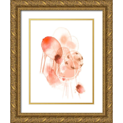 Warm Friendship Gold Ornate Wood Framed Art Print with Double Matting by Urban Epiphany