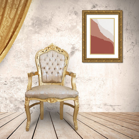 Canyon Views 1 Gold Ornate Wood Framed Art Print with Double Matting by Urban Epiphany