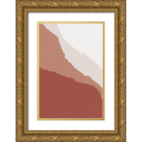 Canyon Views 1 Gold Ornate Wood Framed Art Print with Double Matting by Urban Epiphany