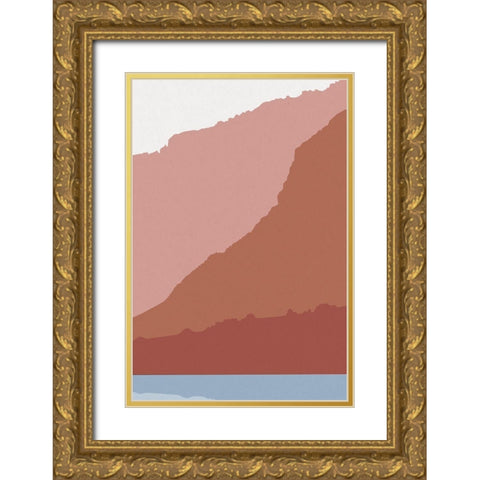 Canyon Views 3 Gold Ornate Wood Framed Art Print with Double Matting by Urban Epiphany