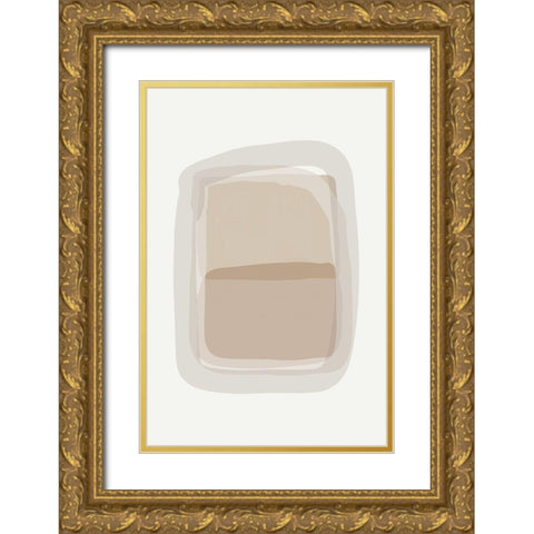 Simple Gold Ornate Wood Framed Art Print with Double Matting by Urban Epiphany