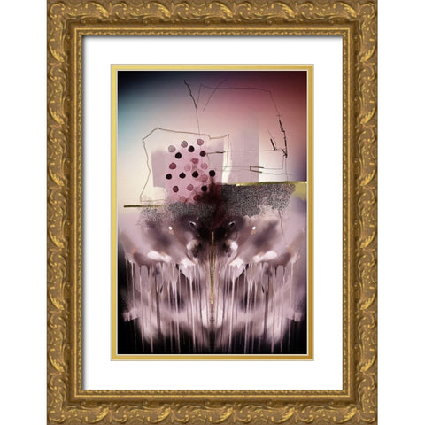 Analysis of Life 1 Gold Ornate Wood Framed Art Print with Double Matting by Urban Epiphany