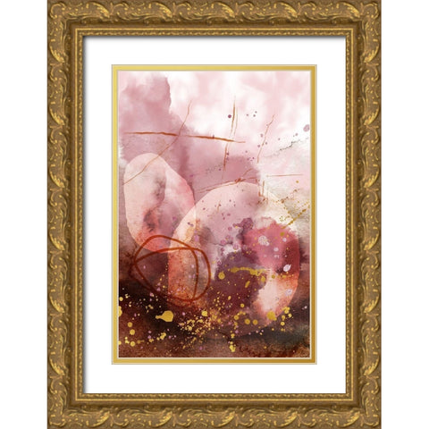 Deep Insights Gold Ornate Wood Framed Art Print with Double Matting by Urban Epiphany