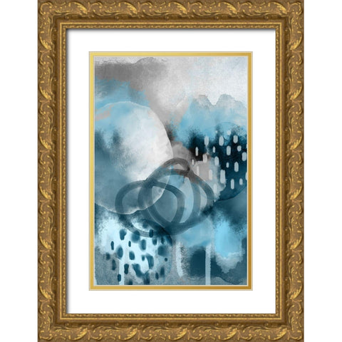 Dream of Childhood Gold Ornate Wood Framed Art Print with Double Matting by Urban Epiphany