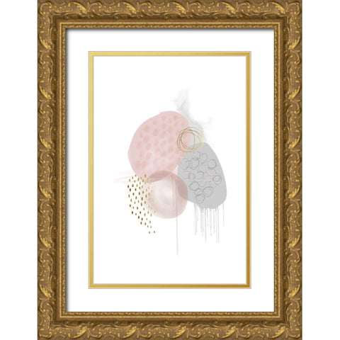 Hope Gold Ornate Wood Framed Art Print with Double Matting by Urban Epiphany