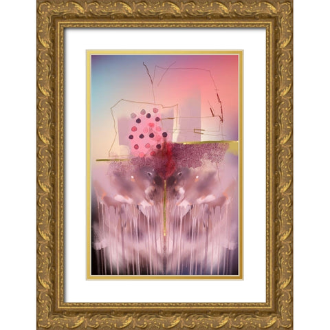 Analysis of Life Gold Ornate Wood Framed Art Print with Double Matting by Urban Epiphany