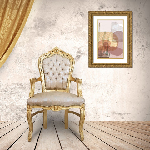 Dusty Desert 2 Gold Ornate Wood Framed Art Print with Double Matting by Urban Epiphany