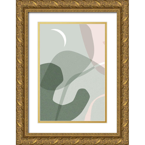 Dusty Desert 9 Gold Ornate Wood Framed Art Print with Double Matting by Urban Epiphany
