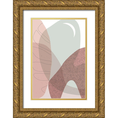 Dusty Desert 11 Gold Ornate Wood Framed Art Print with Double Matting by Urban Epiphany
