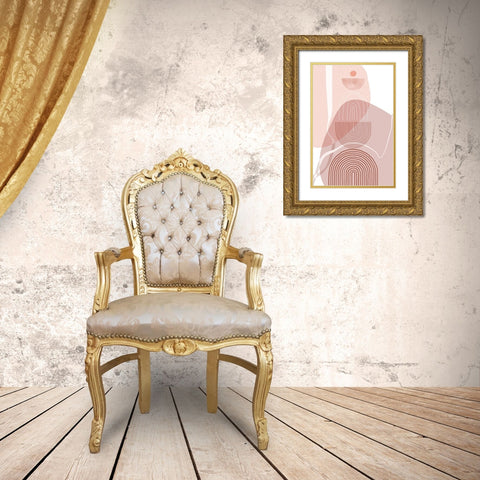 Dusty Desert 12 Gold Ornate Wood Framed Art Print with Double Matting by Urban Epiphany