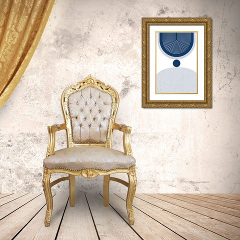 Mid Century Elegance 1 Gold Ornate Wood Framed Art Print with Double Matting by Urban Epiphany
