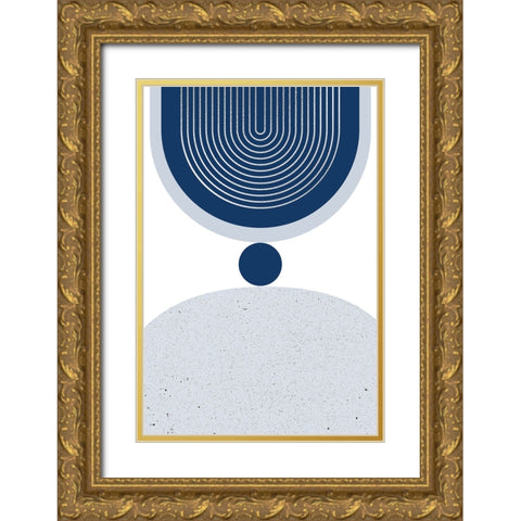 Mid Century Elegance 1 Gold Ornate Wood Framed Art Print with Double Matting by Urban Epiphany
