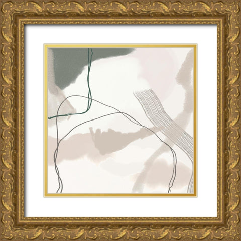 Poise 2 Gold Ornate Wood Framed Art Print with Double Matting by Urban Epiphany