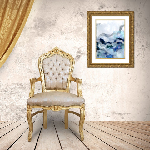 Evolving Gold Ornate Wood Framed Art Print with Double Matting by Urban Epiphany