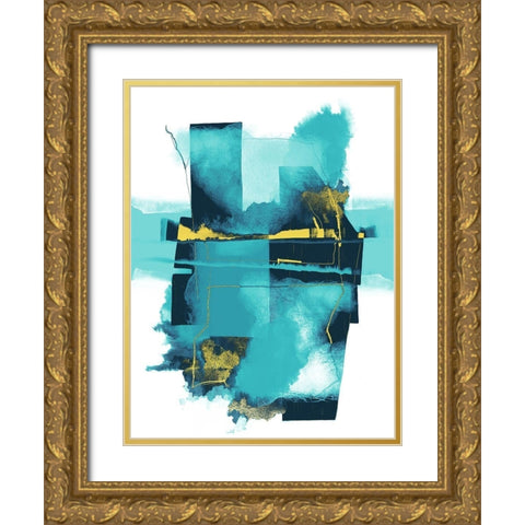 Juxtaposed Fantasy 1 Gold Ornate Wood Framed Art Print with Double Matting by Urban Epiphany