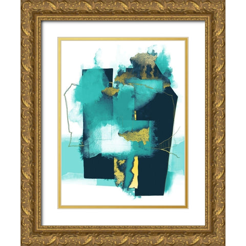 Juxtaposed Fantasy 2 Gold Ornate Wood Framed Art Print with Double Matting by Urban Epiphany