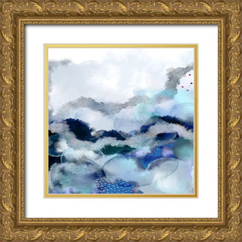 Evolving Gold Ornate Wood Framed Art Print with Double Matting by Urban Epiphany
