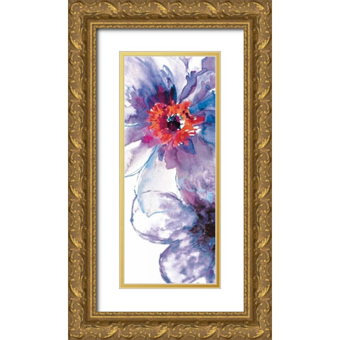 Morning Bloom Gold Ornate Wood Framed Art Print with Double Matting by Brown, Victoria