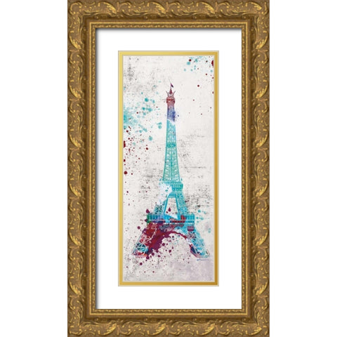 Multicolor 1 Gold Ornate Wood Framed Art Print with Double Matting by Brown, Victoria