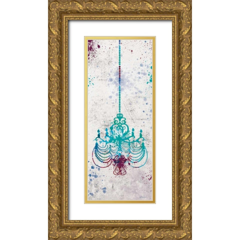 Multicolor 2 Gold Ornate Wood Framed Art Print with Double Matting by Brown, Victoria