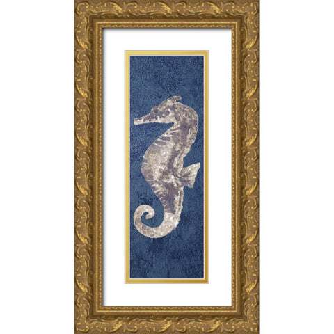 Sea Horse Adventurer 1 Gold Ornate Wood Framed Art Print with Double Matting by Brown, Victoria