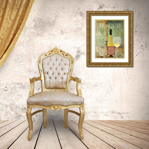 Spicy Wine 2 Gold Ornate Wood Framed Art Print with Double Matting by Brown, Victoria