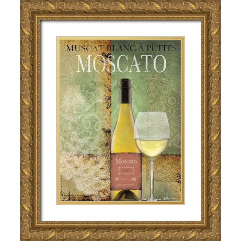 Spicy Wine 2 Gold Ornate Wood Framed Art Print with Double Matting by Brown, Victoria