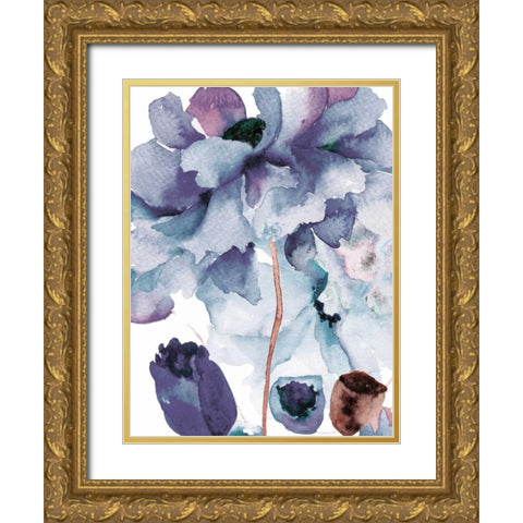 Blooming Sky 2 Gold Ornate Wood Framed Art Print with Double Matting by Brown, Victoria