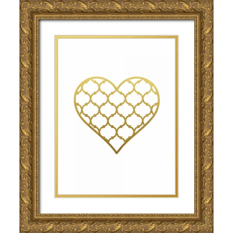 SOHO Loft 1 Gold Ornate Wood Framed Art Print with Double Matting by Brown,Victoria