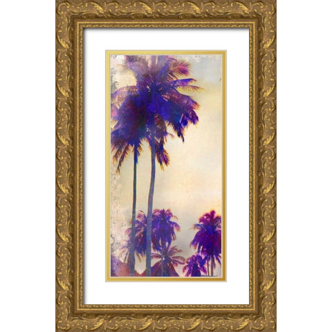 Thailand Palms 2 Gold Ornate Wood Framed Art Print with Double Matting by Brown, Victoria