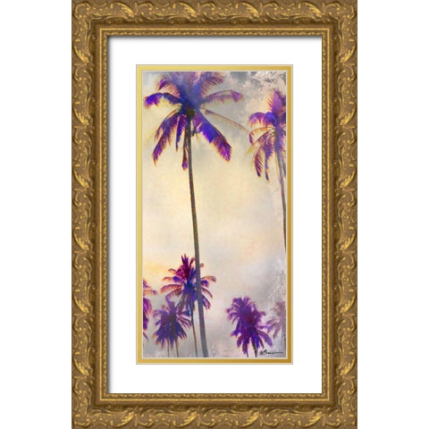Thailand Palms 3 Gold Ornate Wood Framed Art Print with Double Matting by Brown, Victoria