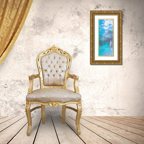 Deep Prisma Mate Gold Ornate Wood Framed Art Print with Double Matting by Brown, Victoria