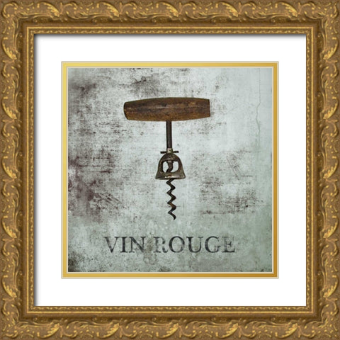 Vin Rouge Gold Ornate Wood Framed Art Print with Double Matting by Brown, Victoria