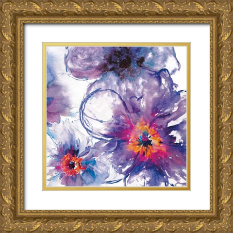 Infusion 3 Gold Ornate Wood Framed Art Print with Double Matting by Brown, Victoria
