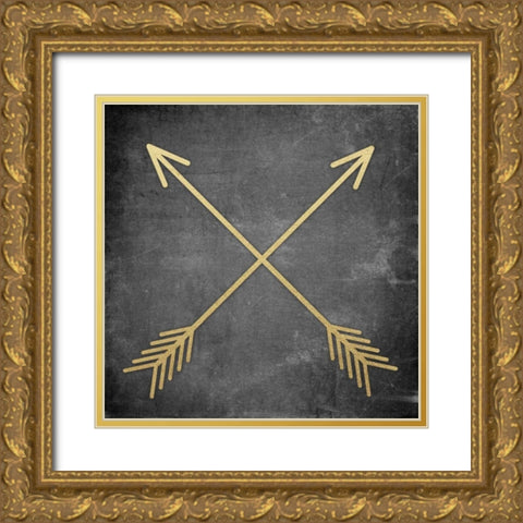 Love Hurts Gold Ornate Wood Framed Art Print with Double Matting by Brown, Victoria