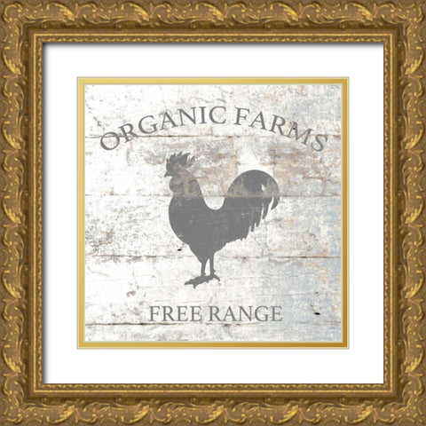 Organic Farm Gold Ornate Wood Framed Art Print with Double Matting by Brown,Victoria