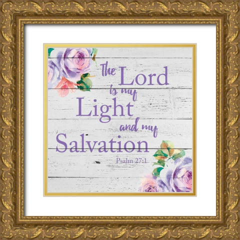 My Light Gold Ornate Wood Framed Art Print with Double Matting by Brown, Victoria